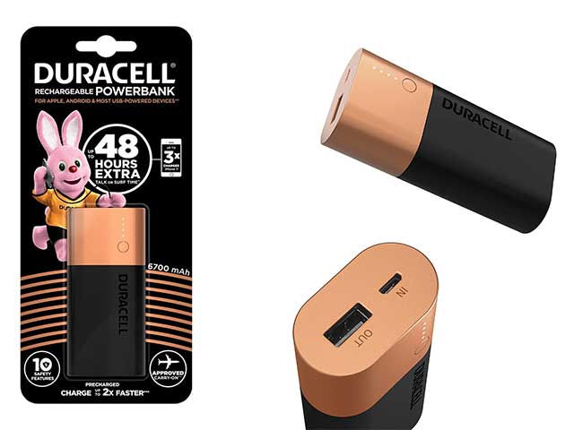 Duracell powerbank pb2 6700 mah 5003094