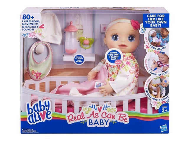 baby alive as real as can be baby alive e2352eso $