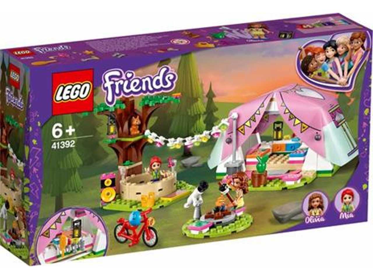 lego friends glamping nella natura.