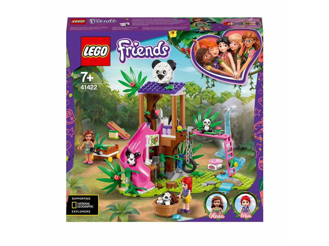 Lego friends la casetta sullalbero del panda.