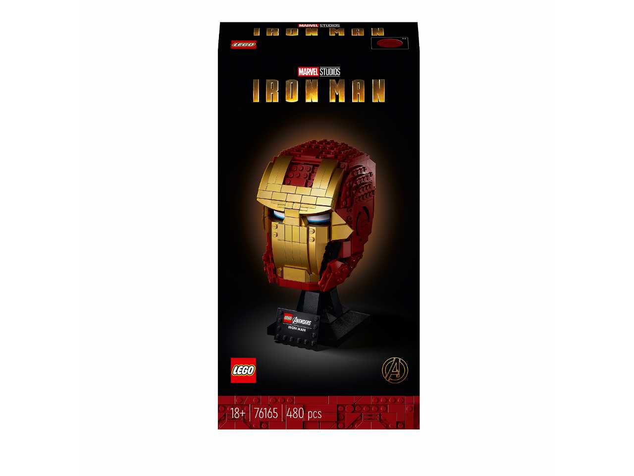 lego marvel super heroes casco di iron man.