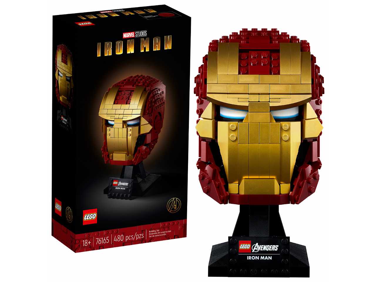 lego marvel super heroes casco di iron man.