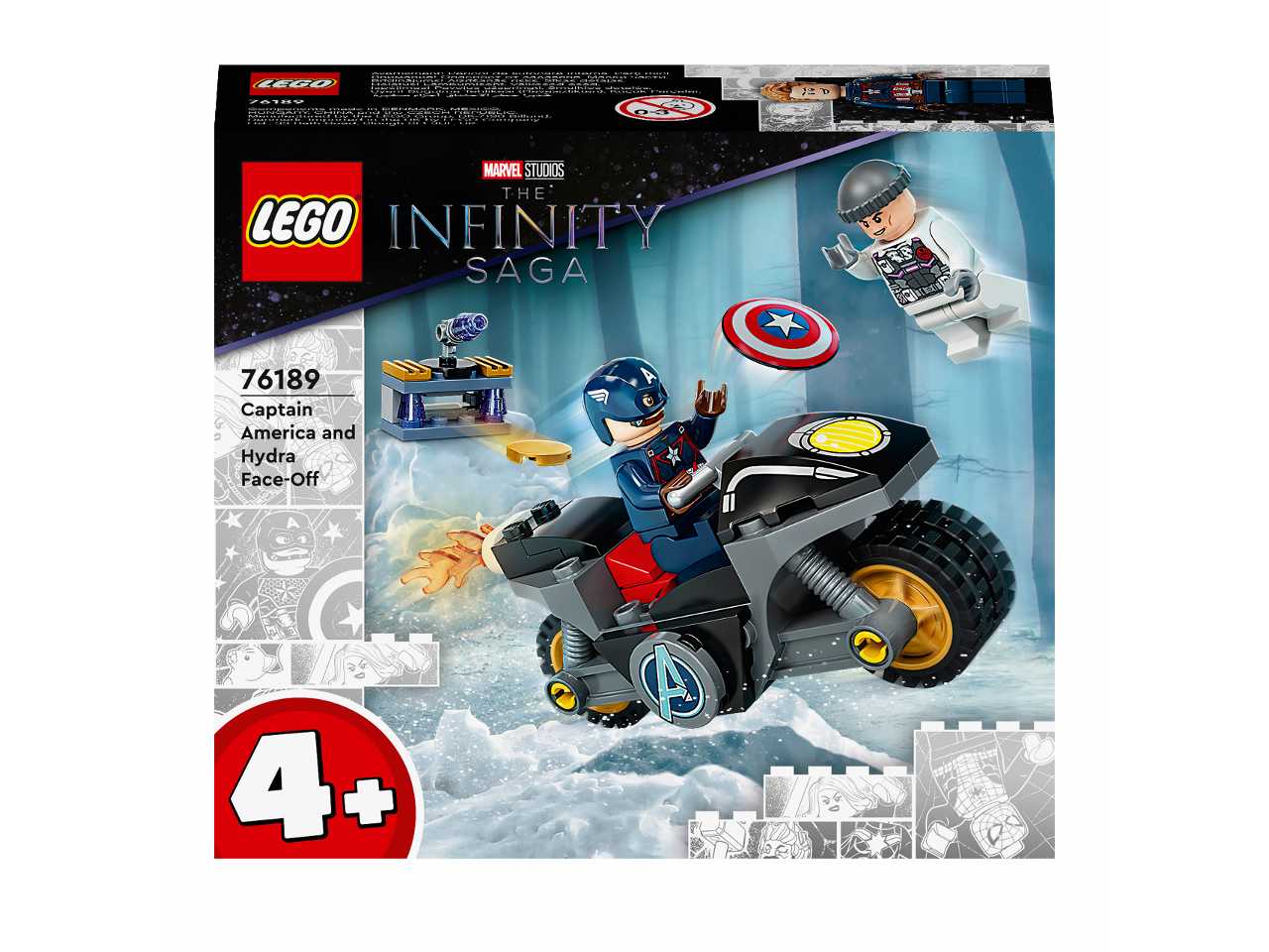 Lego marvel super heroes scontro tra captain america e hydra.
