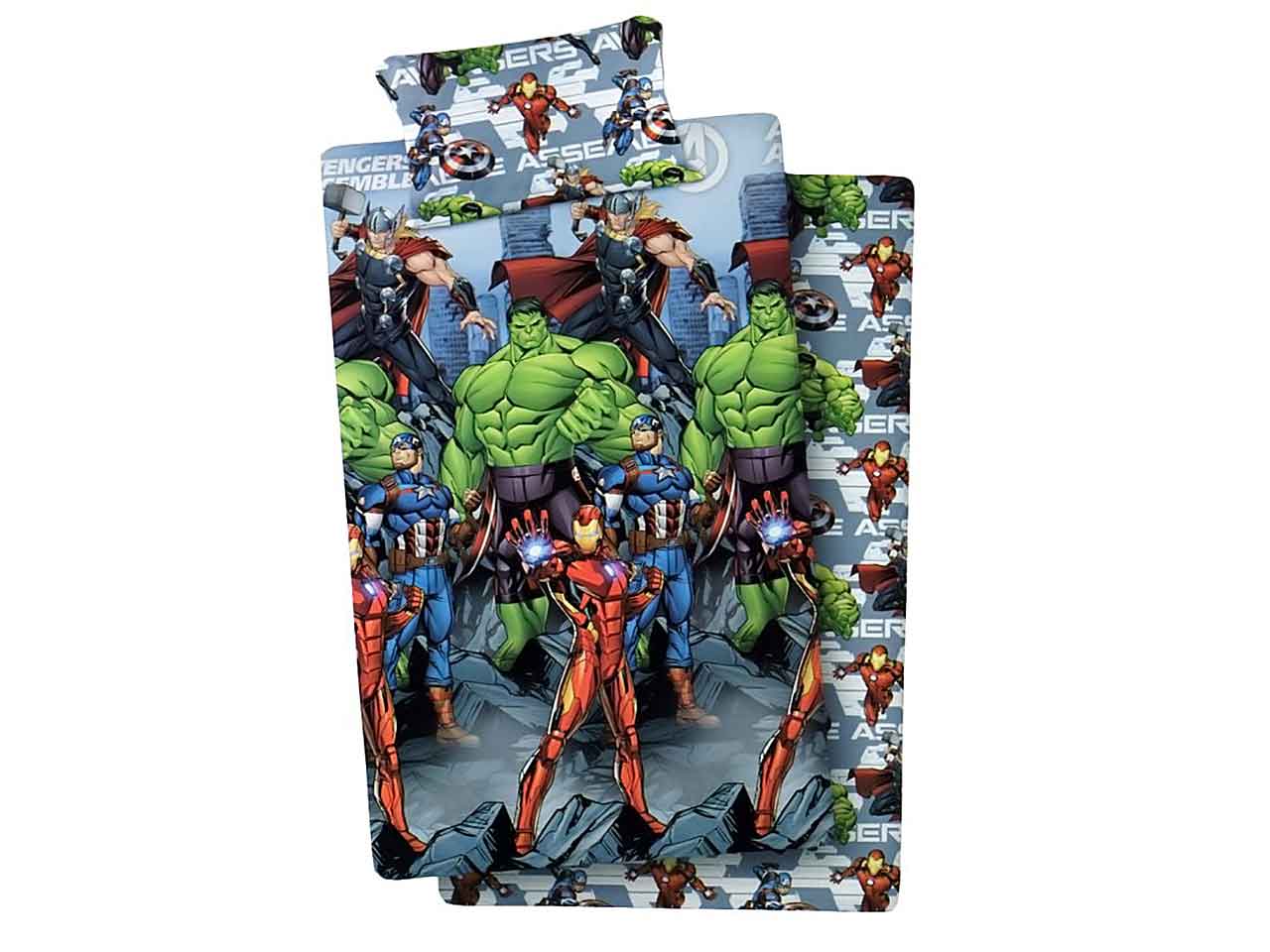 Avengers set lenzuola 3pz 1p vyav2010gd