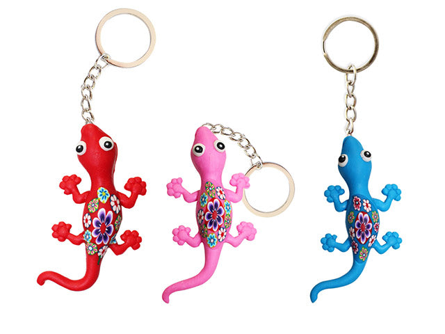 p.chiavi pasta di fimo geco  7266-15