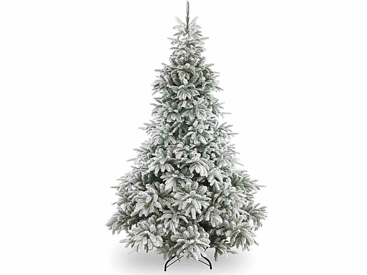 Albero floccato in polietilene e pvc 210cm