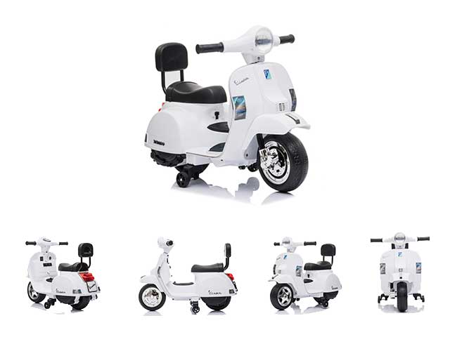 moto vespa px 150 6v bianca