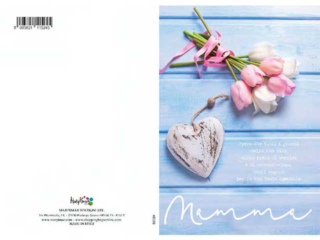 Biglietto auguri festa della mamma