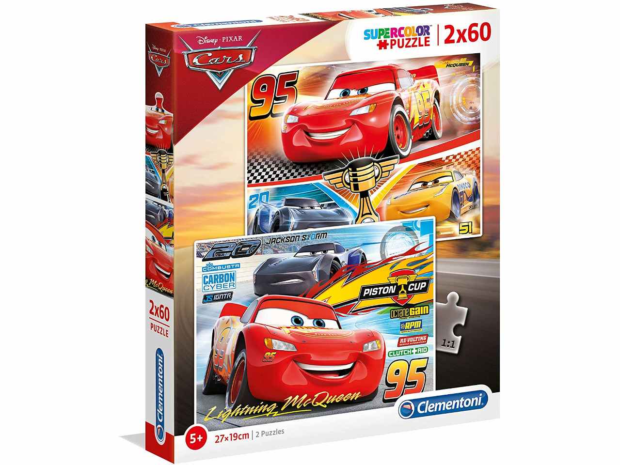 puzzle 2x60 cars 3 07131p