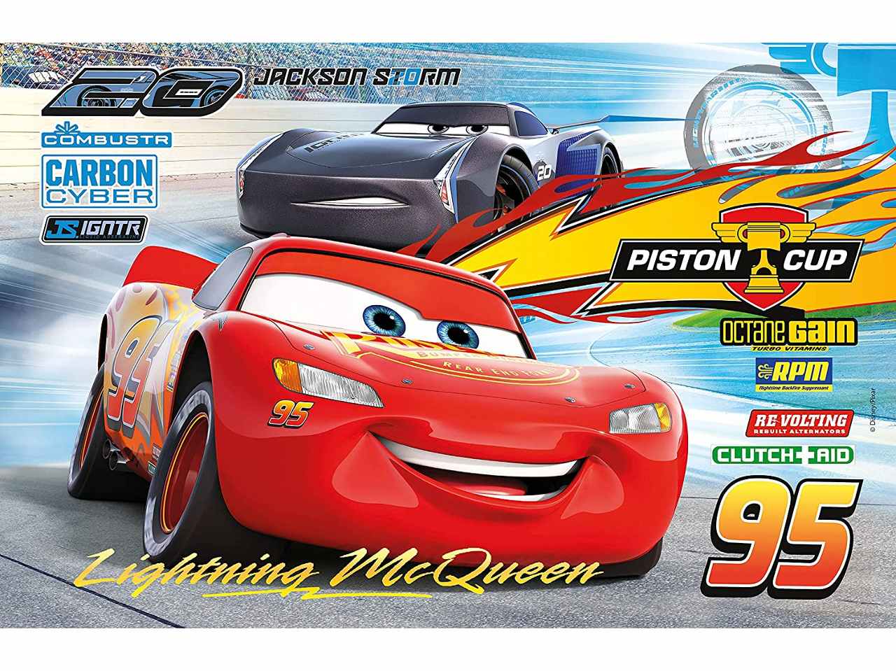 puzzle 2x60 cars 3 07131p