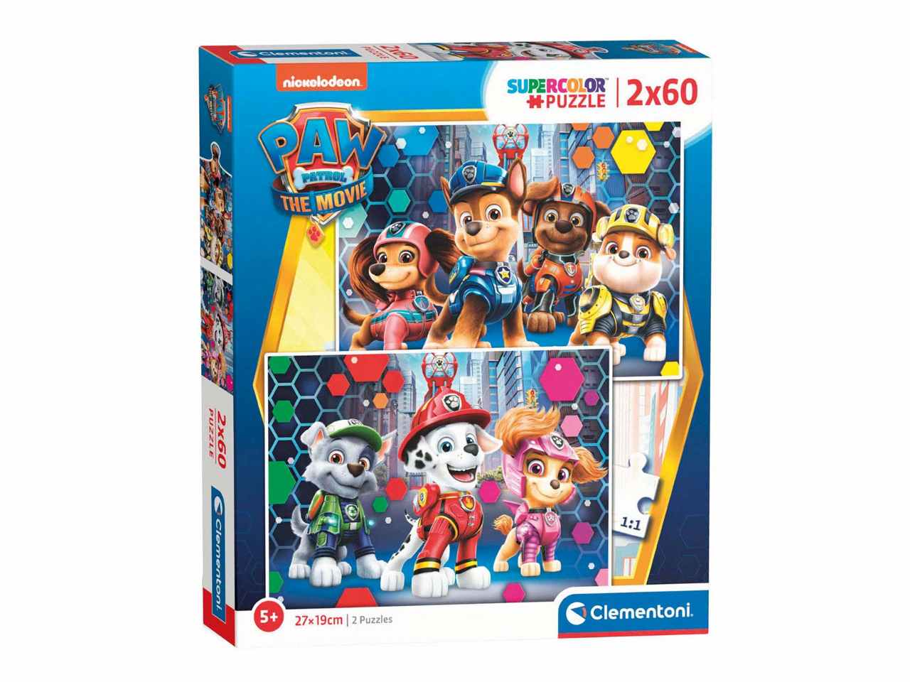 puzzle 2x60 paw patrol the movie 2021 24787p