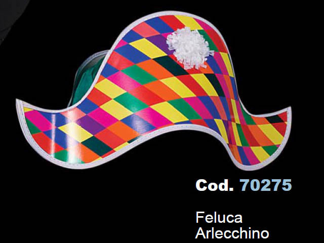 Cappello arlecchino feluca 70275