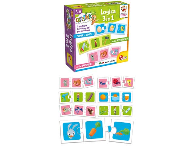 Carotina quadrotte logica 3in1 87488