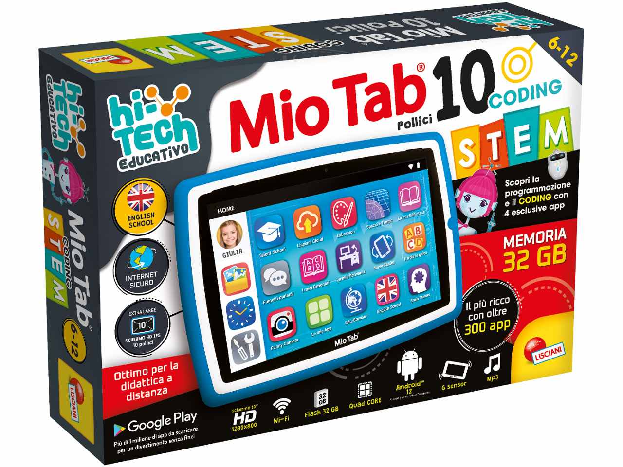 mio tab 10 pollici stem coding xl 2022