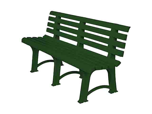 Verde panchina atena 73x150x51cm