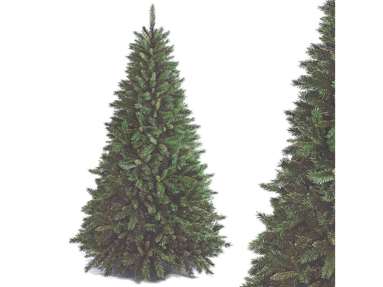 Albero di natale newtiffany 120cm d.78cm 326 rami montaggio a gangio pvc $