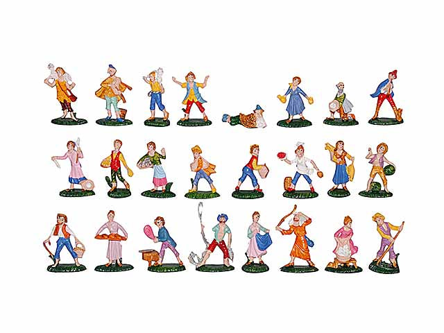 figura 6.5cm pastore4 pezzi esce65te