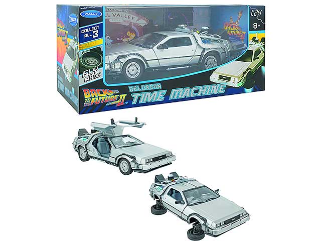 Welly delorean 1:24 ritorno al futuro 2 39713