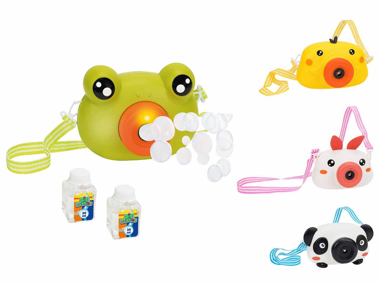 W toys macchina fotografica spara bolle 30ml 41279