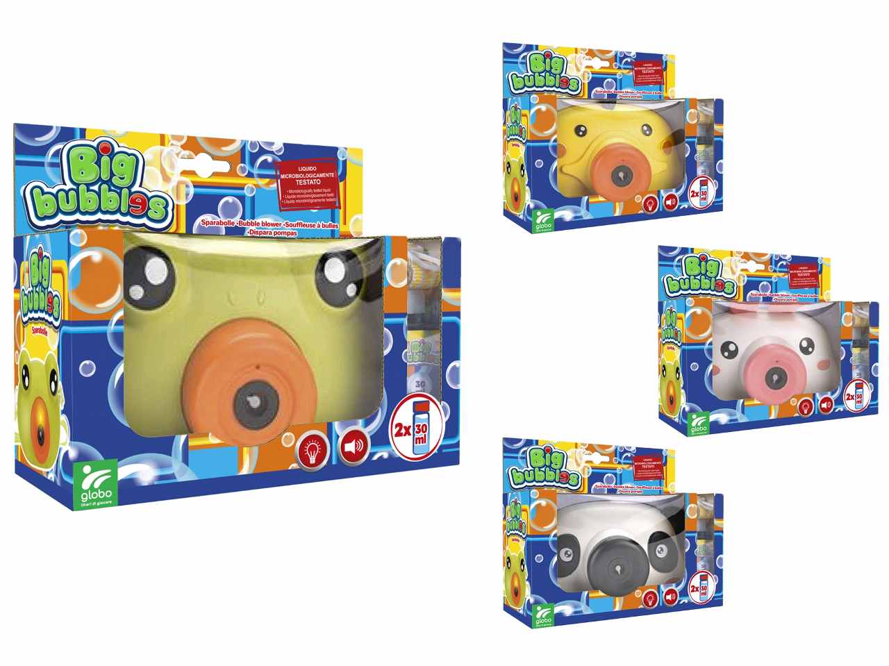 W toys macchina fotografica spara bolle 30ml 41279