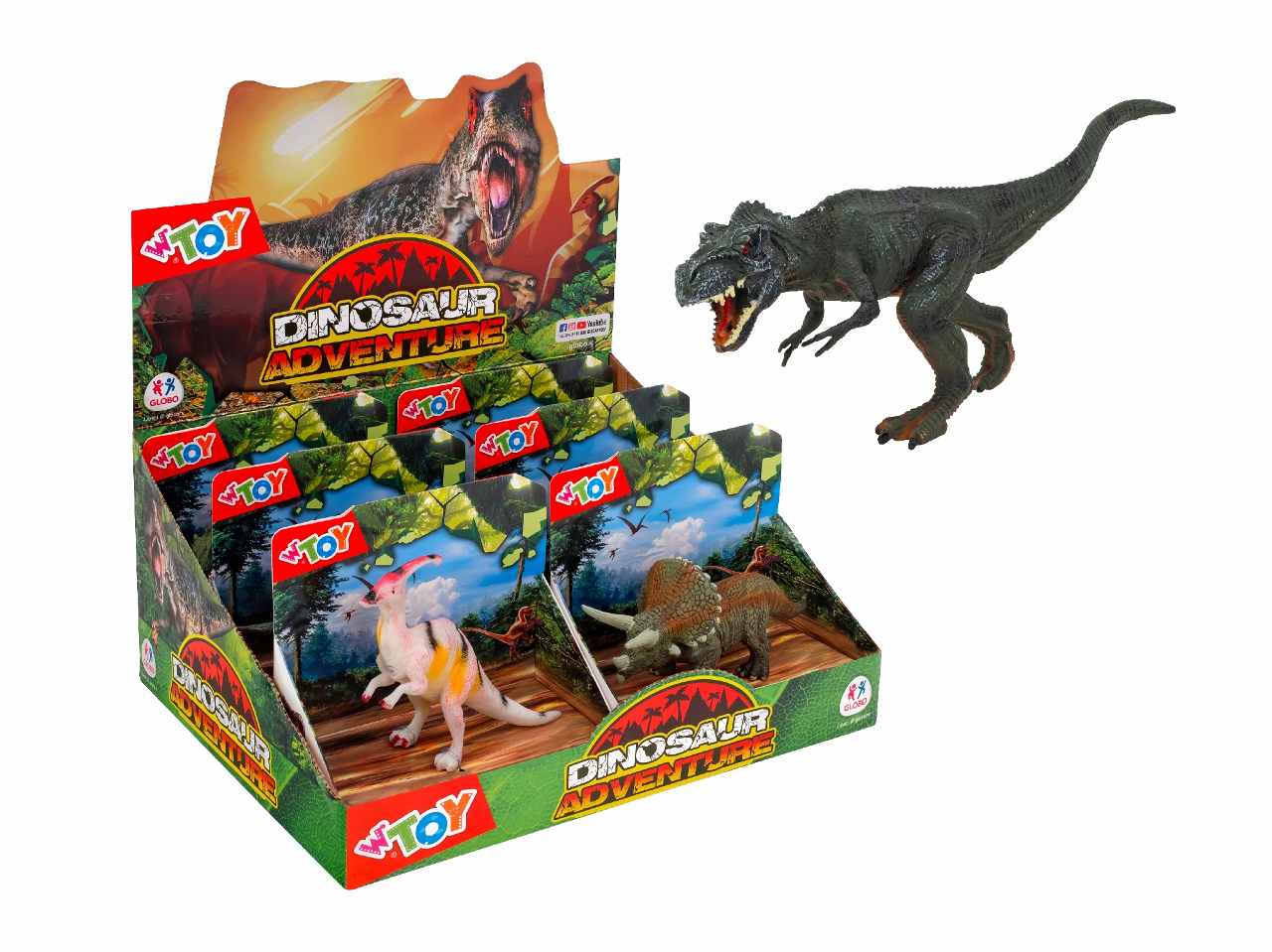 dinosauro 13,5cm 6 pezzi 41461