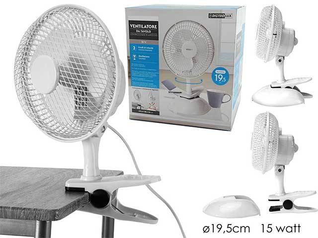 VENTILATORE A PINZA