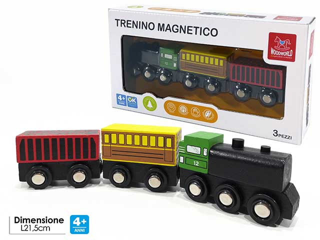 Trenino magnetico in legno 539732