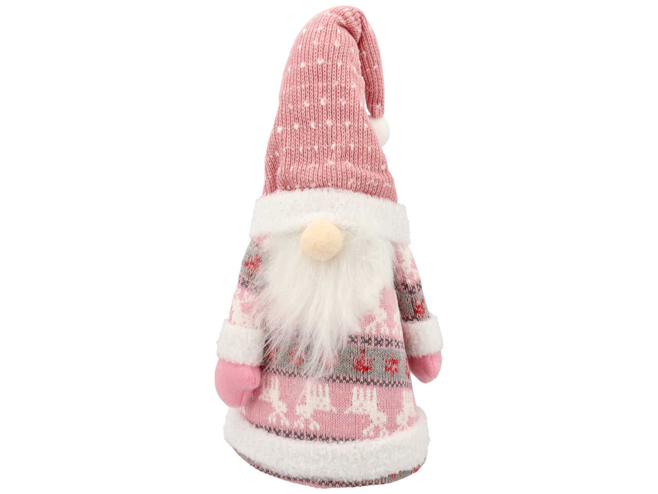 puntale albero babbo natale rosa h.45cm