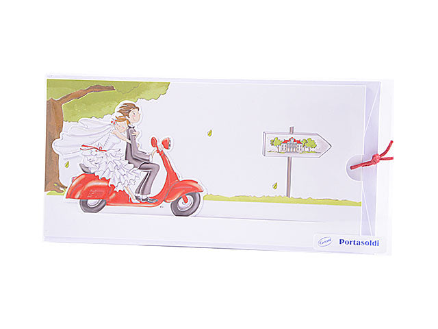 Biglietto porta soldi matrimonio