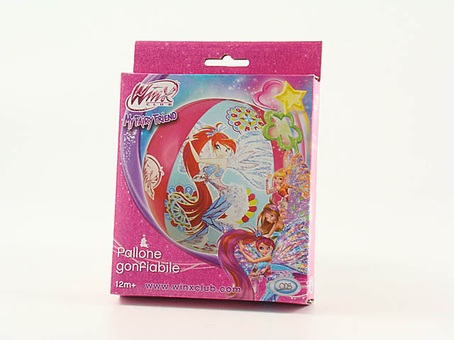 pallone da mare gonfiabile palla a spicchi winx 60cm
