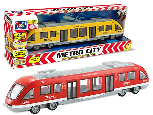 Teo's metro a frizione c/luci e suoni 66726