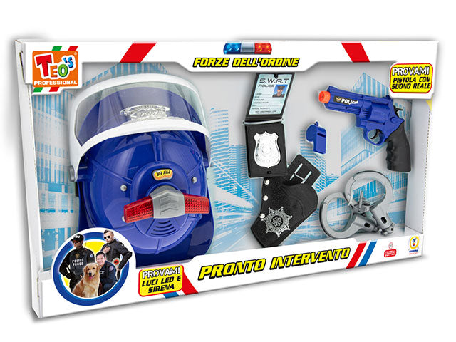 Teo's police caschetto+pistola 66938