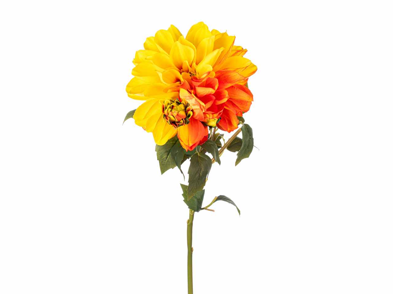 Tralcio dalie 55cm giallo a26199