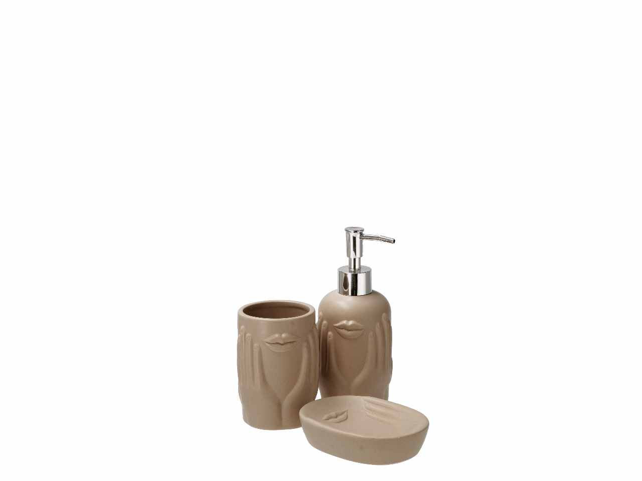 Set da bagno ceramica 3 pezzi 72320