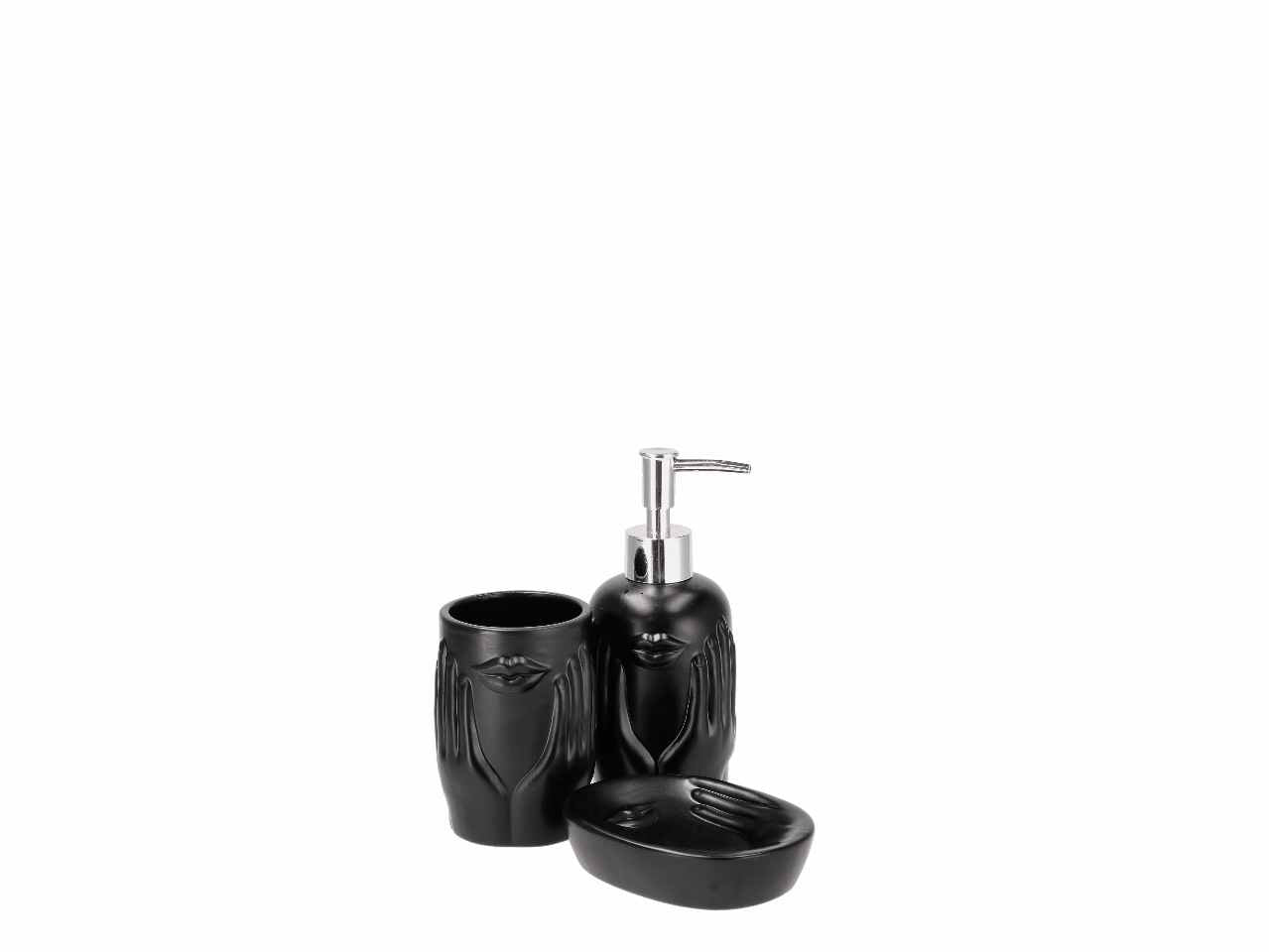 Set da bagno ceramica 3 pezzi 72320
