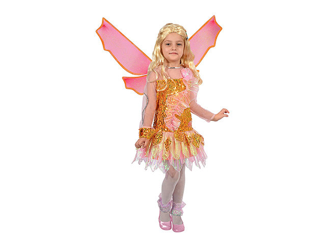 Costume winx stella tg.4-6 7-9 anni x0355