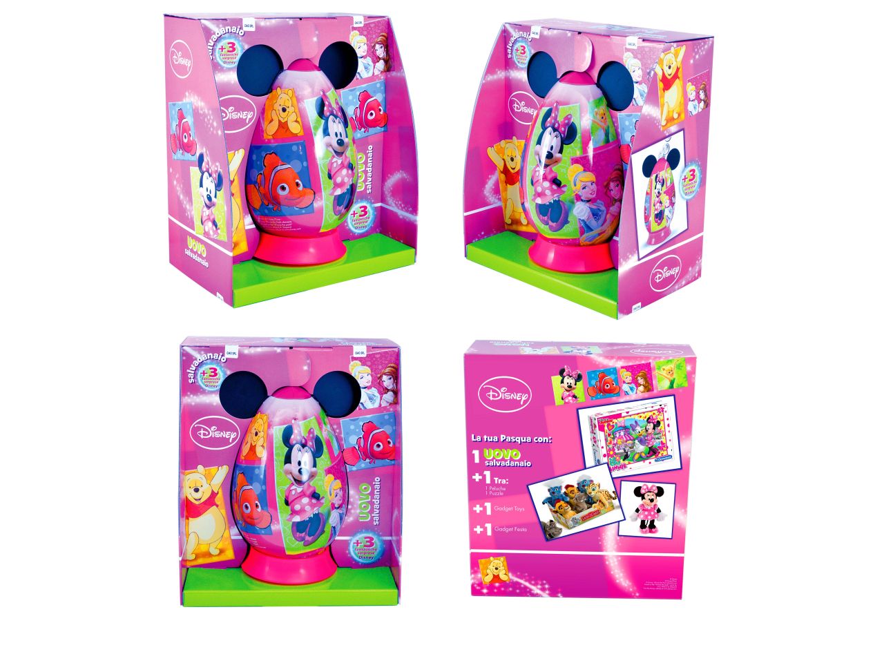 Uovo disney minnie 35cm con orecchie