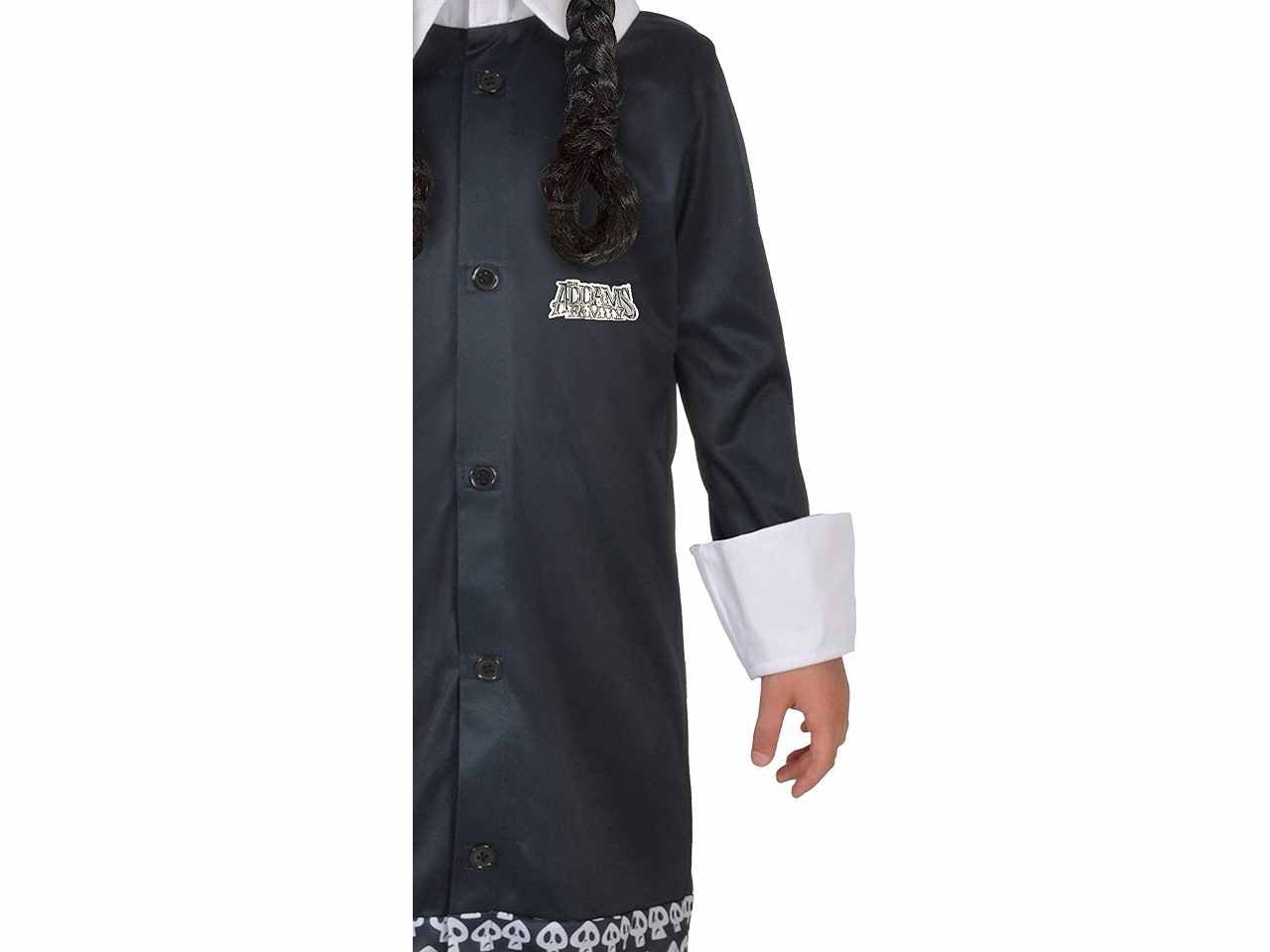 Costume di carnevale mercoledi' addams family misura 8-10 anni