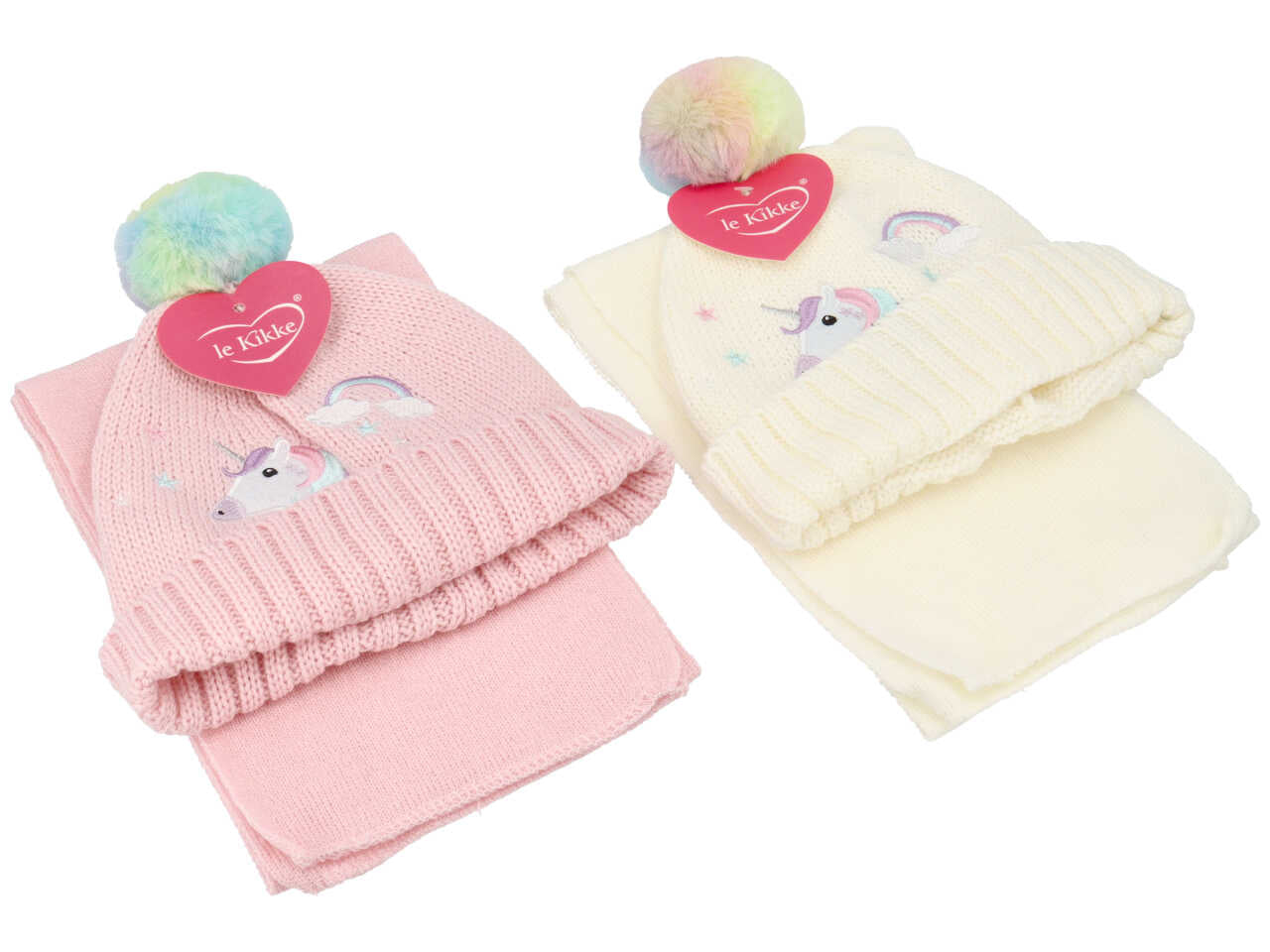 Unicorno set cappello+sciarpa ag047