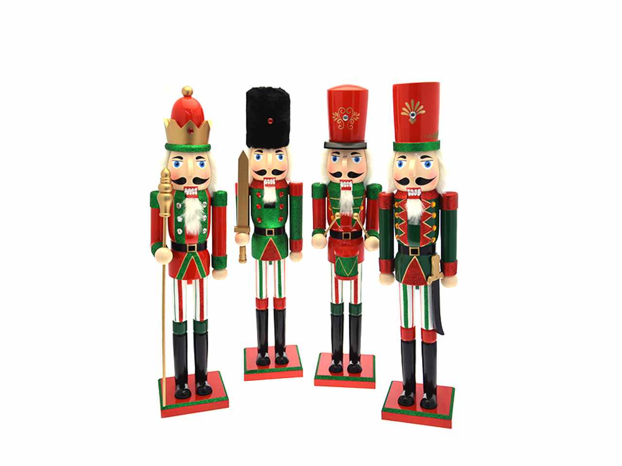 Schiaccianoci rosso/verde 36cm