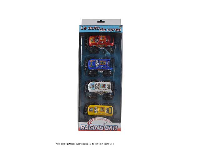 Auto polizia 4 pezzi toy0130