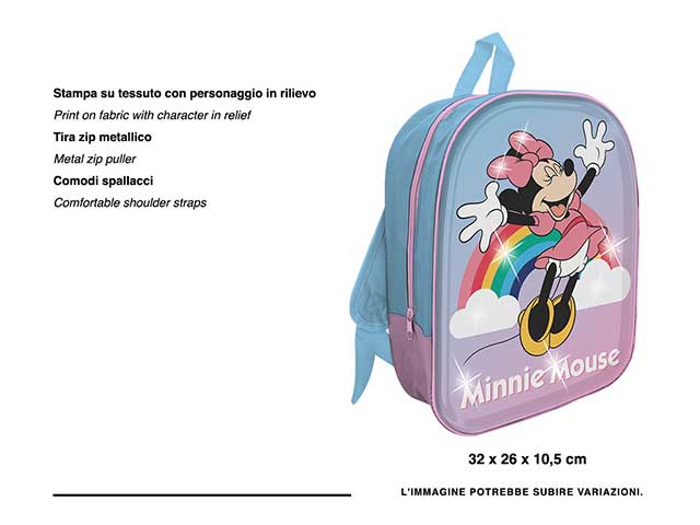 Minnie zaino led 3d min0621