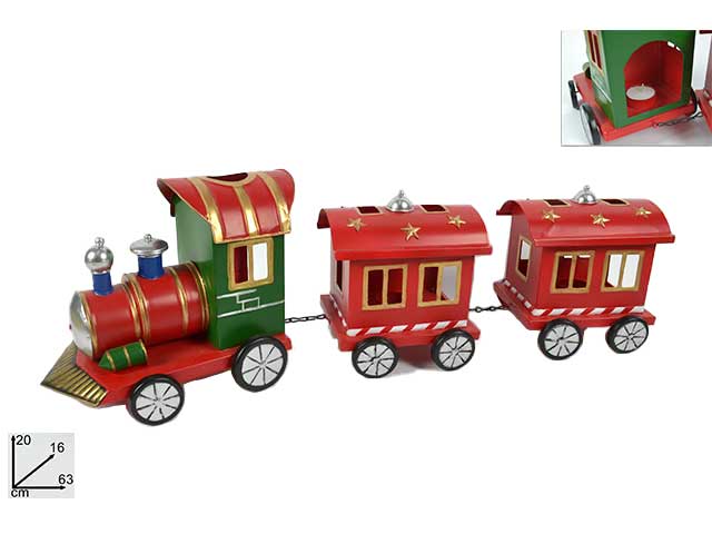 l.latta trenino porta tealight 63cmca012035