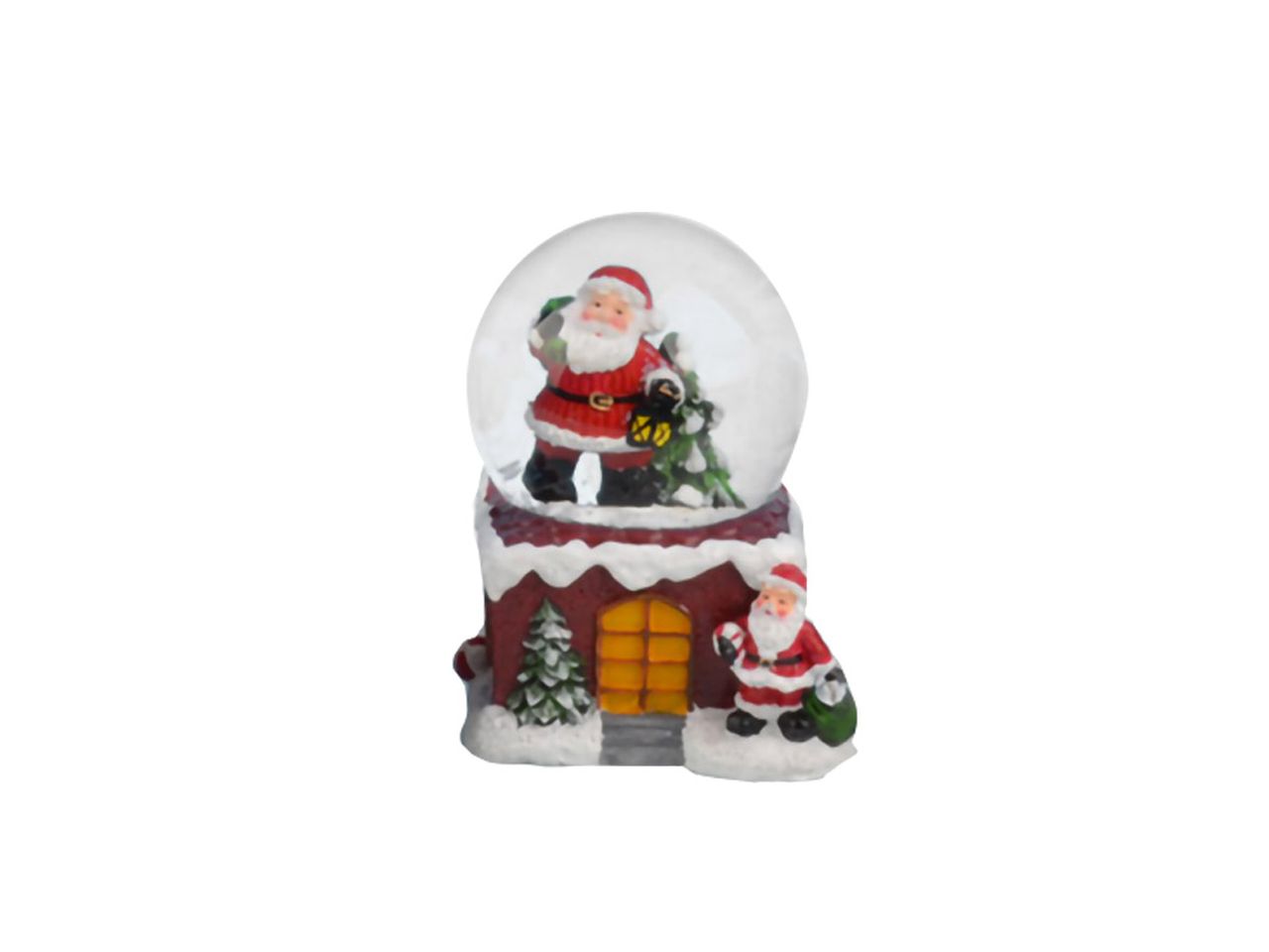 Sfera di neve con babbo natale