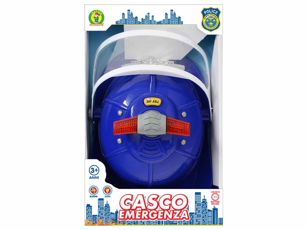 Casco emergenza polizia
