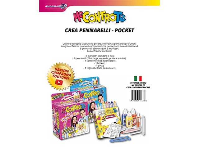 Me contro te crea pennarelli pocket off57268 $ 5#