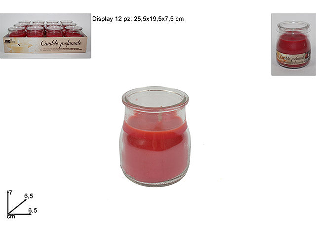 bicchiere candela prof.frutti ln000574f