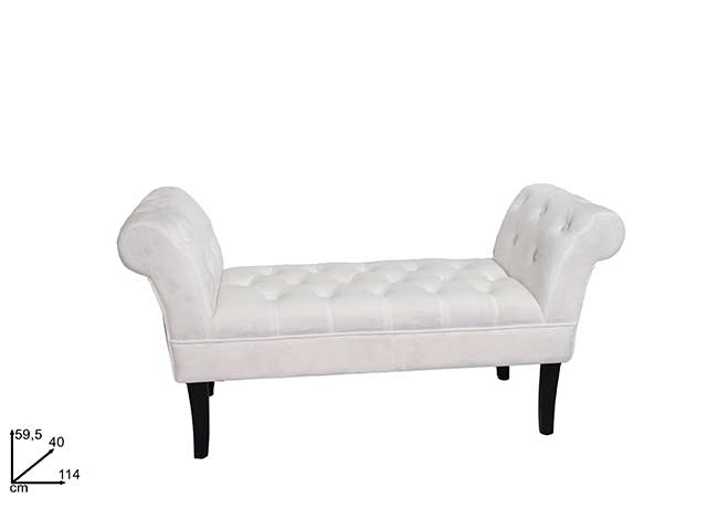 panca scendiletto vellinea bianco mi014099