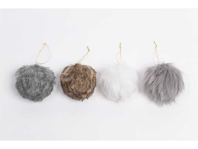 Sfera 9cm fur assortita 52520