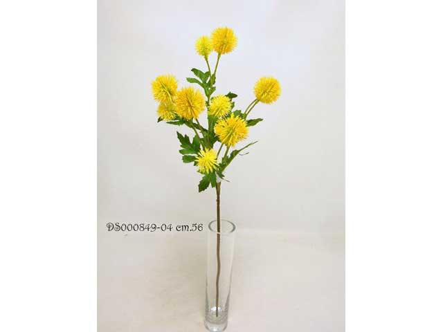 pompom 56cm giallo ds000849